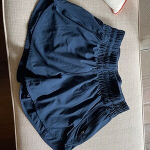 Lululemon tracker shorts, navy blue